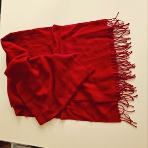 Preston & York Red Acrylic Scarf